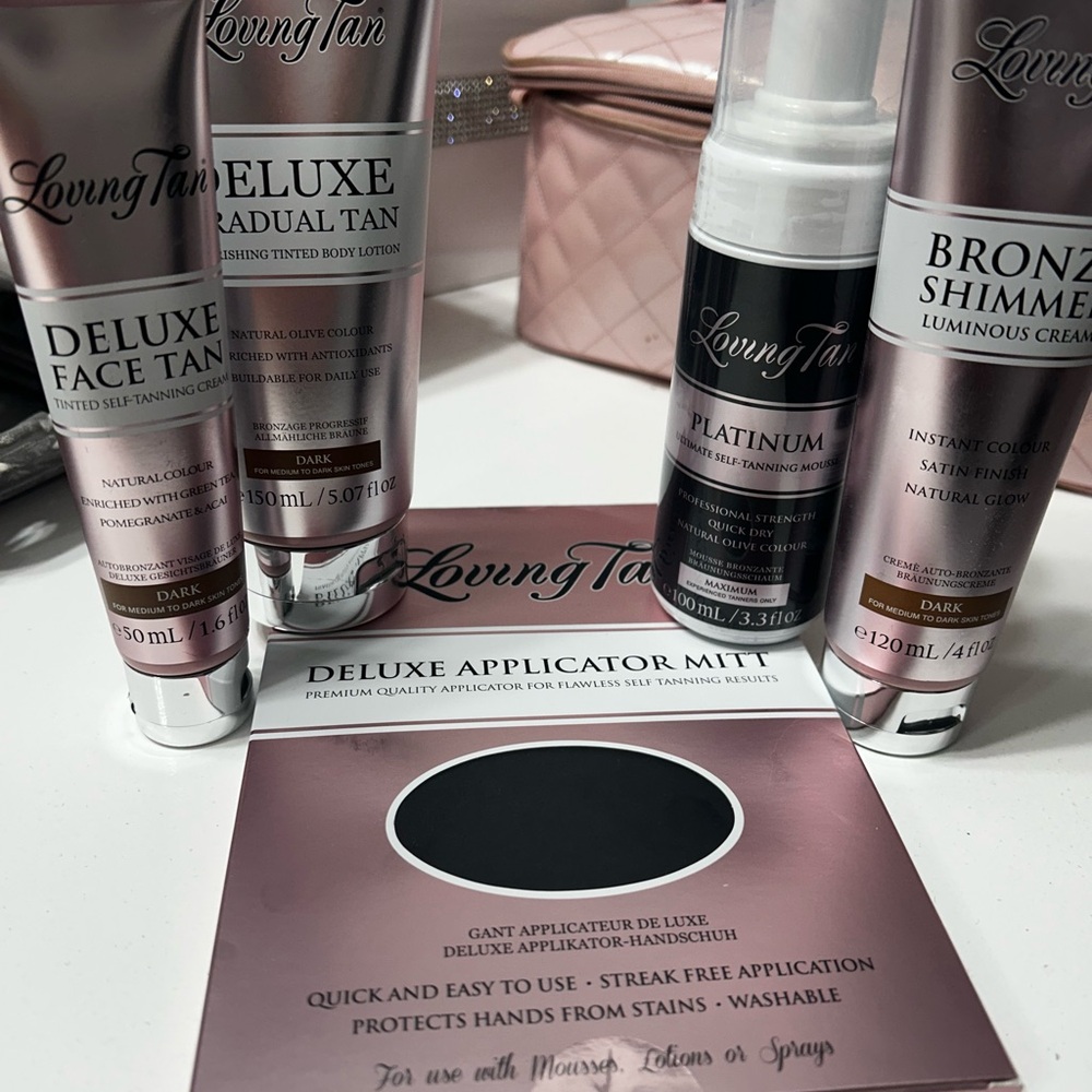 Loving tan self tanning products